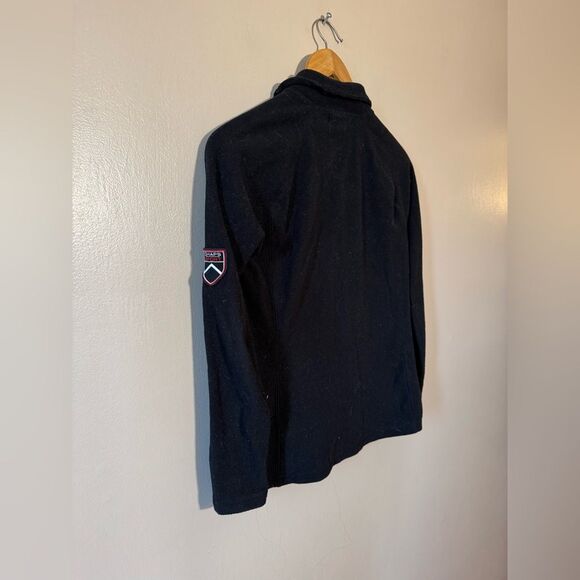 Black Chaps Sport 1/2 Zip Fleece Jacket Size S EUC - Picture 4 of 6